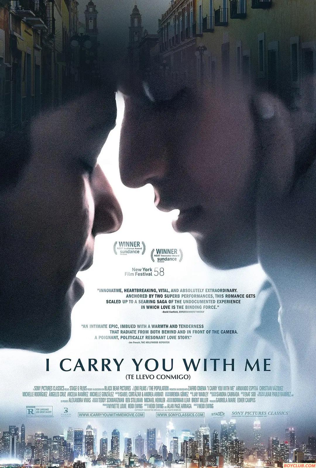 我随身携带你 I Carry You with Me (2020) 西班牙Bl电影中文字幕在线看